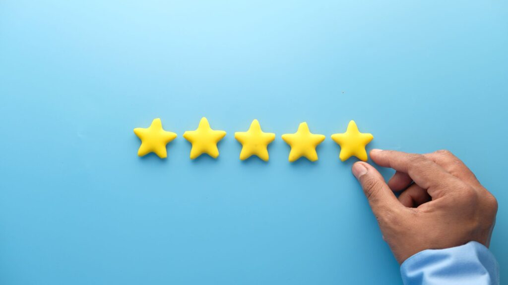 Avaliações 5 estrelas aumentam o número de consultas? Descubra como